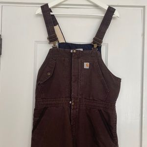 Carhartt insulated bib overalls